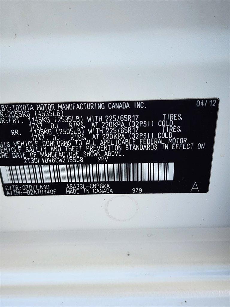 2012 Toyota RAV4 Limited - Photo 18